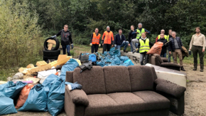 Amadeus Volunteer Day Clean-up Würselener Wald